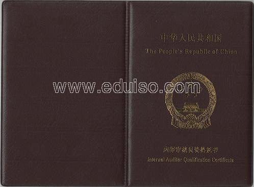 TS16949內審員證書樣本封面